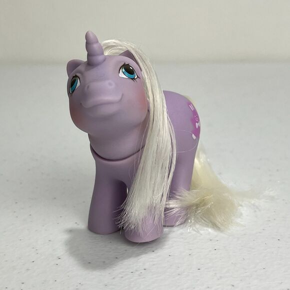 VTG My Little Pony G1 Peek A Boo Baby Noddins Unicorn Purple Bunny Hasbro 1987 - Picture 3 of 16